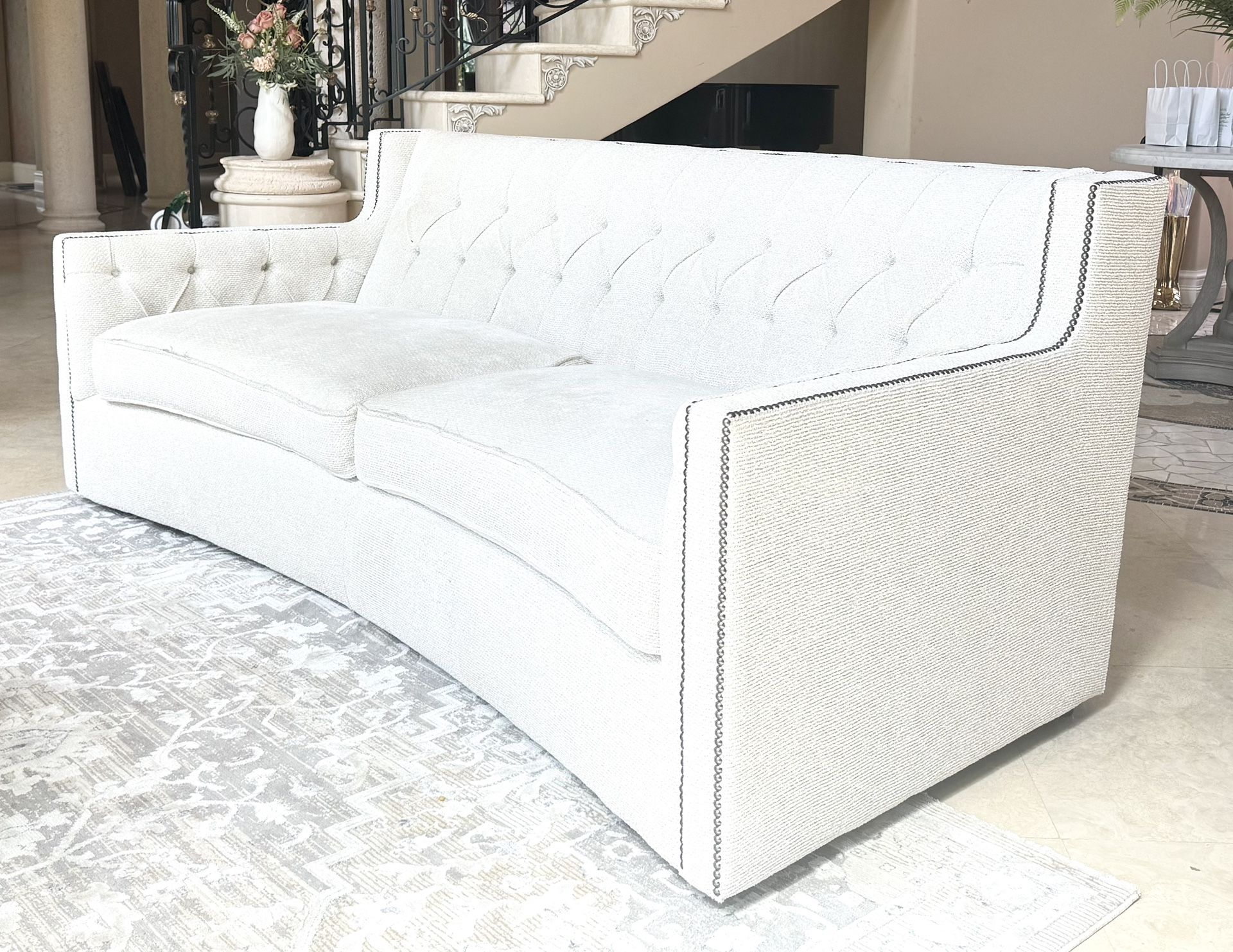 2 Curved Sofa