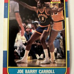 Preowned  Authentic Original Joe Barry Carroll Fleer Premier Card