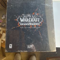 World Of Warcraft Cataclysm Collectors Edition New Sealed