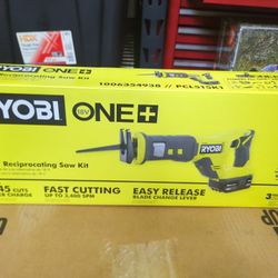 Ryobi ONE+ 18V Reciprocating Saw PCL515K1 Includes Battery & Charger New In Box