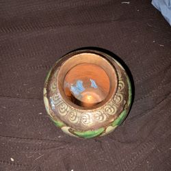 Antique Hammered Copper Vase