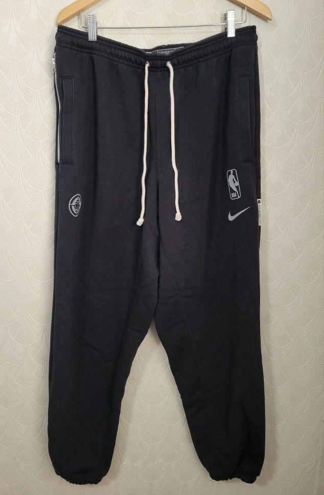 Nike Standard Issue DRI Fit NBA LA Clippers Black Jogger Sweatpants Mens Large