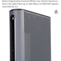 Motorola MG 7550 Router And modem Combo