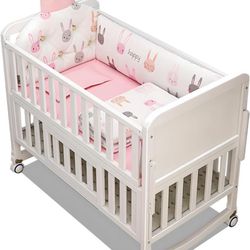 6-in-1 Convertible Baby Crib,