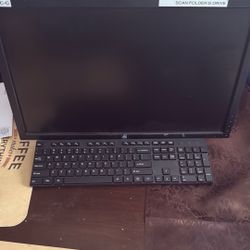 Pc Monitor With Keyboard 