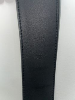 lv initiales 40mm matte black belt