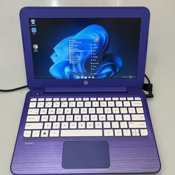 HP Stream 11-r020nr Laptop 12” Intel Celeron 2GB RAM 32GB SSD  Win 10 w/ Charger - $35