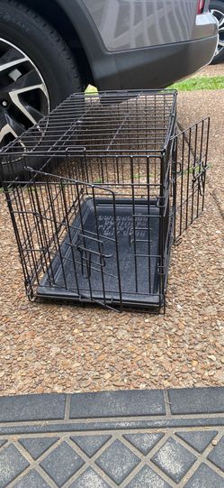 Small Dog Crate Double door foldable