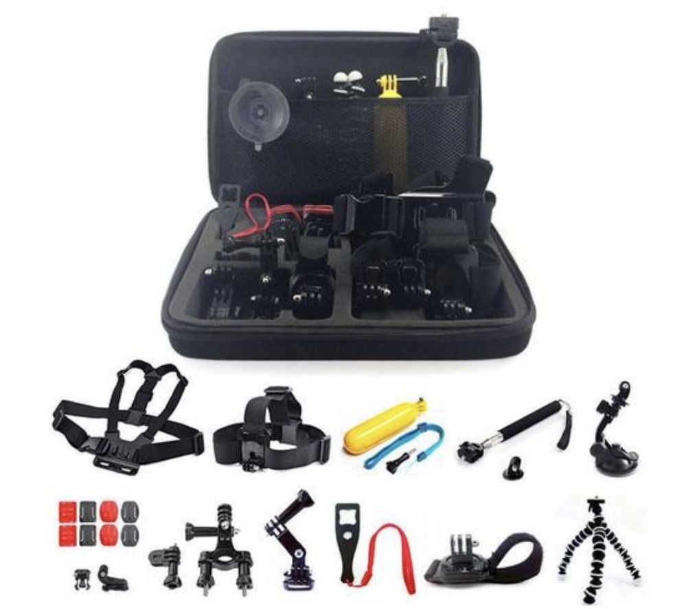 GoPro Hero Mount Accessory Kit for 1/2/3/3+/4/5 Camera (26-Piece)