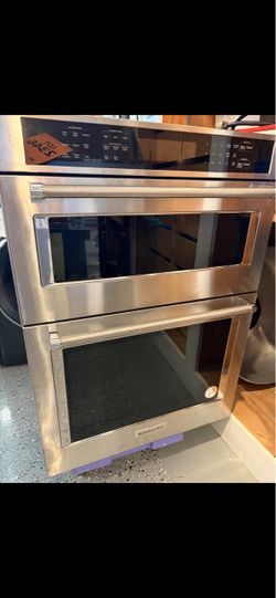 KitchenAid 30 inch built-in combo wall oven