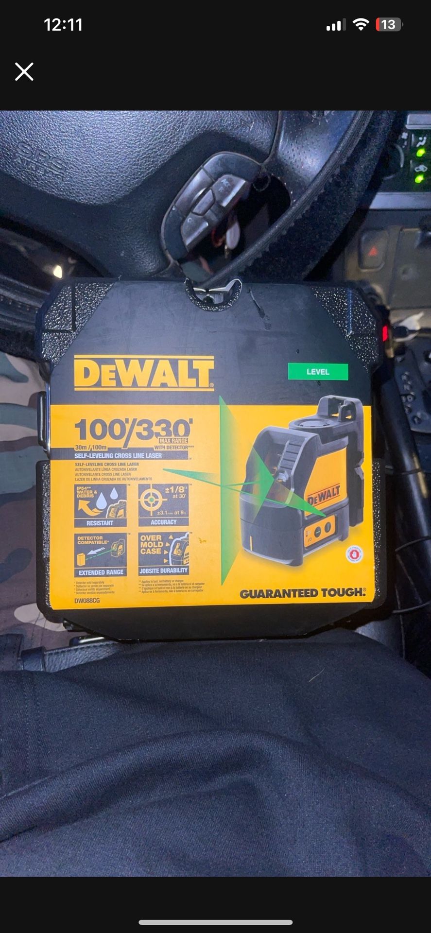 Dewalt 100/330 Self Leveling Laser