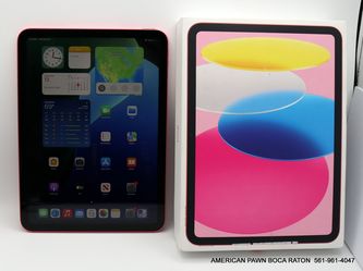 Apple iPad Pink 11-Inch (A16 Chip) Wi-Fi 128GB Liquid Retina Display MD4E4LL/A New open box. 