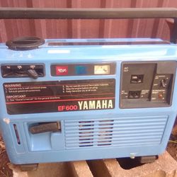Vintage Yamaha EF600 4stroke Generator 