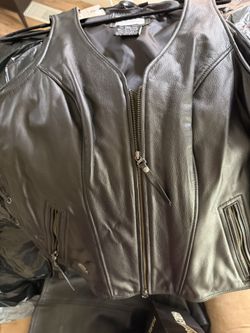 Authentic Leather Harley Davidson Women’s Vest