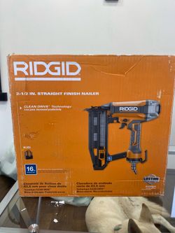 Ridgid 16ga Straight Finish Nailer