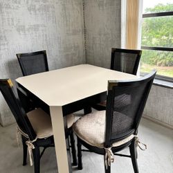 Table With Four Chairs 