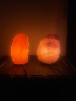 2 Salt Lamps