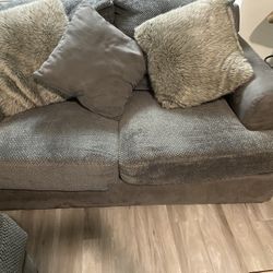 Grey couch set 