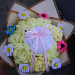Crochet Bouquet Hand .made 