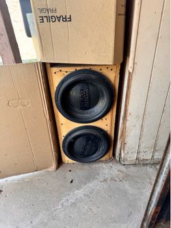 DB drive subwoofers and amp