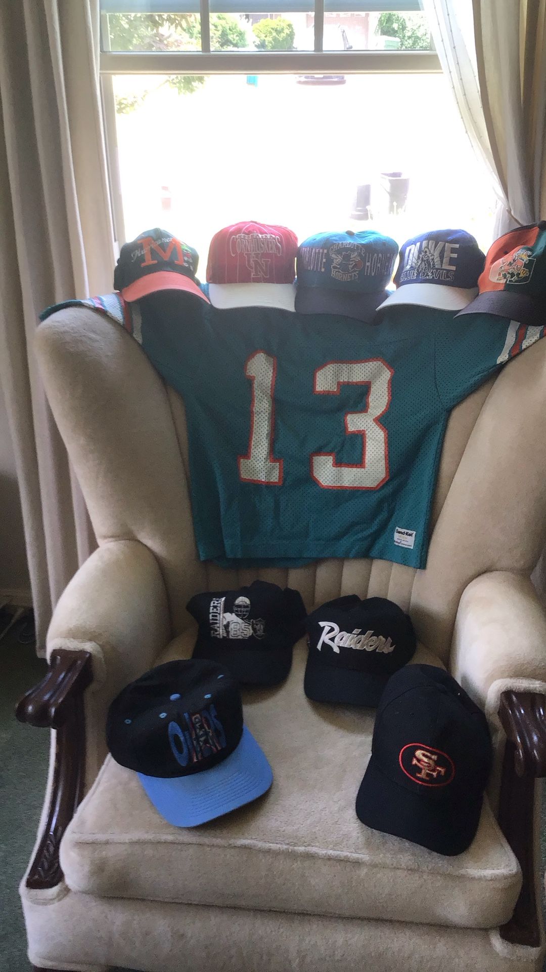 Sports Hats And Jersey