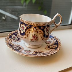  Fine Bone China Teacup and Saucer