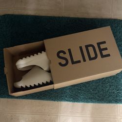 Bone Yeezy Slides
