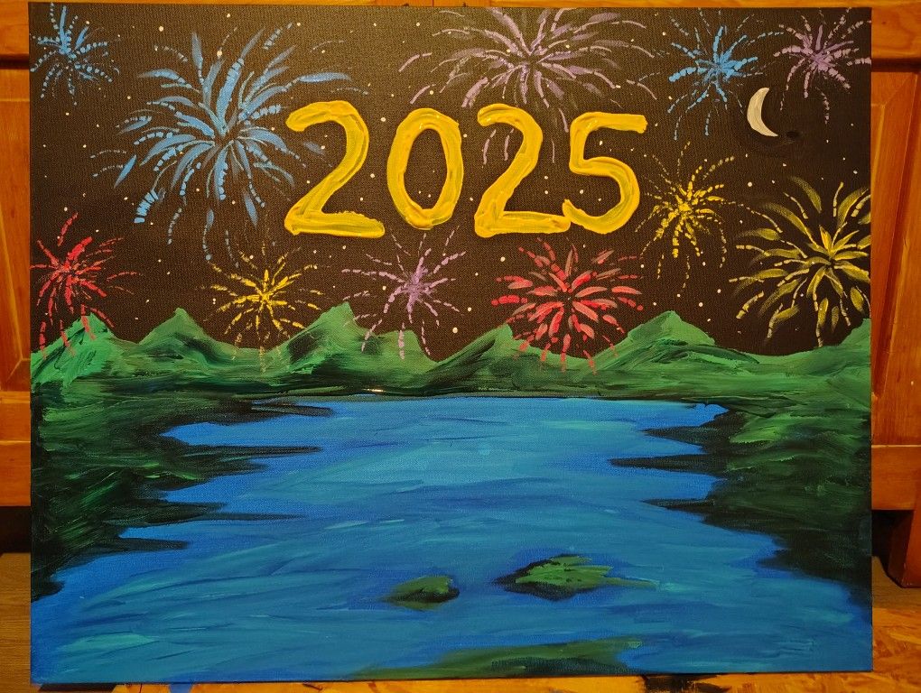 New Years 2025 Painting
