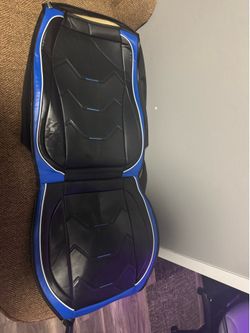 Leather Seat Covers (blue)
