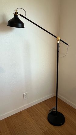 [Moving Sale] IKEA Floor / Reading Lamp (Black)