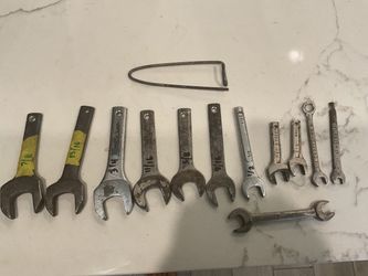 Custom made cut off wrenches,shorties from 1/4-7/8. Very nice