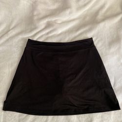 Black Athletic Golf Skirt