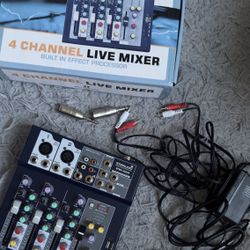 Mixer 4 channels 