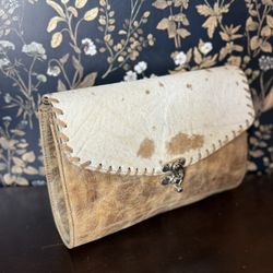 Mexican Crafts Leather Purse 