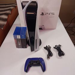 PlayStation 5 Console Disk Version (Purple Controller)
