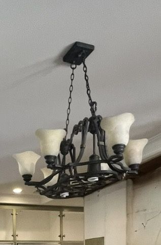 Metal chandelier