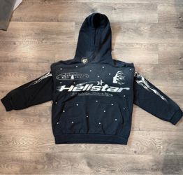 Hellstar Black Graphic Hoodie