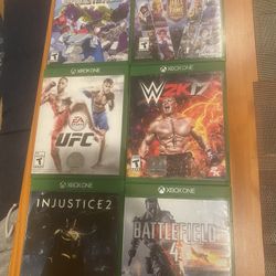 XBOX ONE GAMES (LOT Of 6)