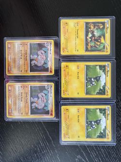 Pokémon TCG Card Lot – Machoke & Blitzle