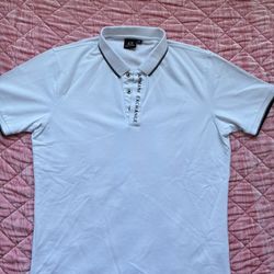 ARMANI EXCHANGE COTTON POLO SHIRT 