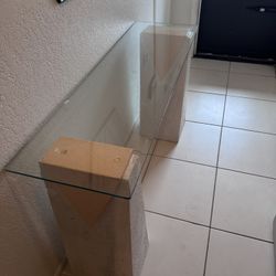 Glass Console Table