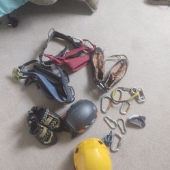 Bunch Of Rock Climbing Gear