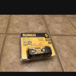Brand New Dewalt XR 20V 5 Ah Battery