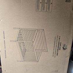 5 In 1 Convertible Crib Bed