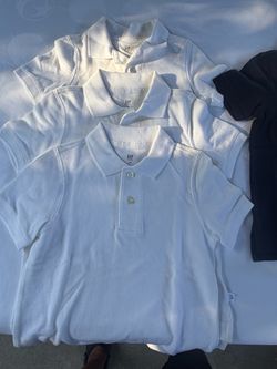 Gap Kids White Polo Shirts – Lot of 3
