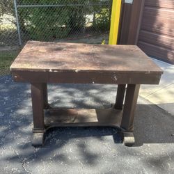 Library Table Vintage Table 