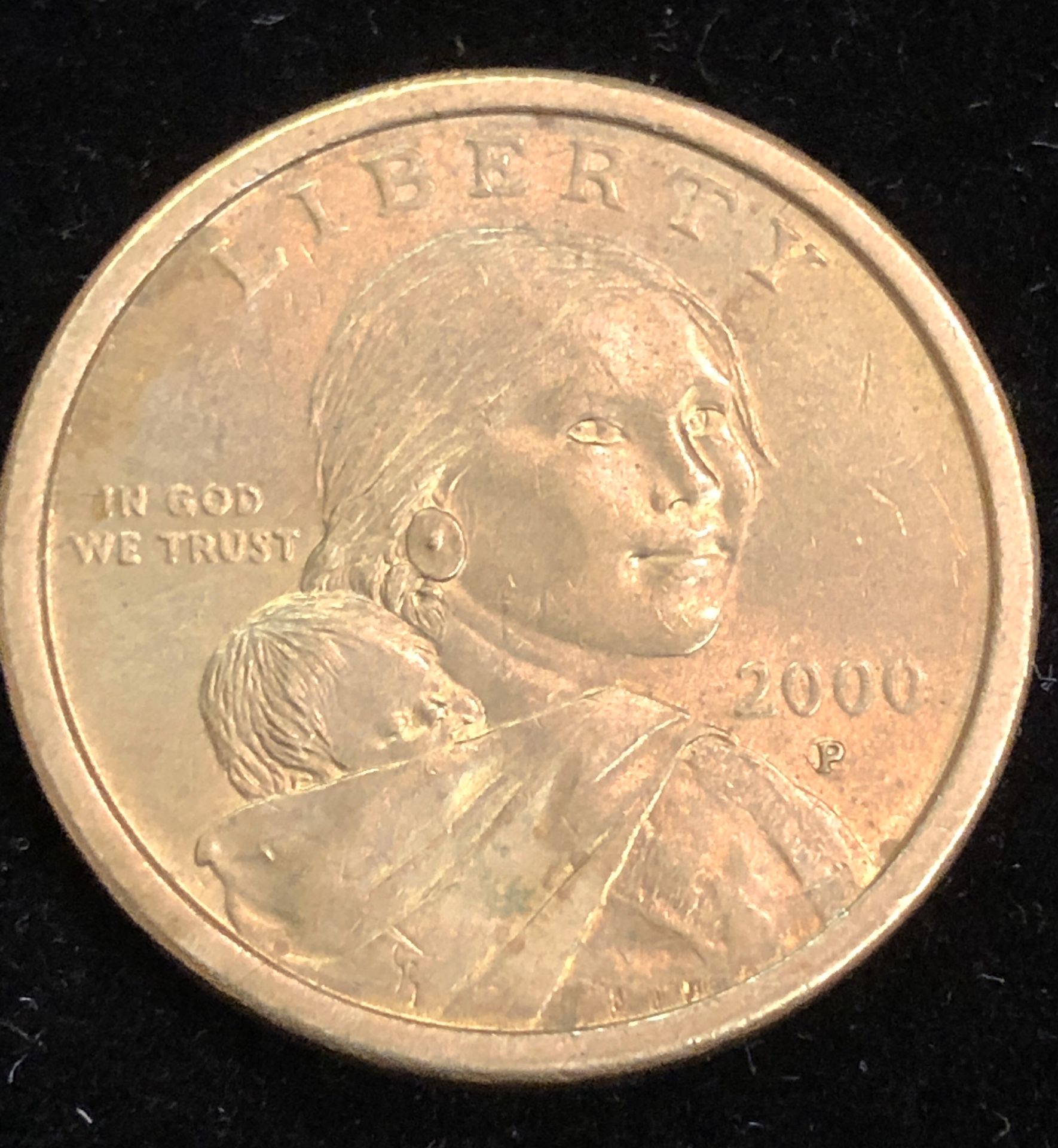 Gold 2000-P Native American & Sacagawea Dollar