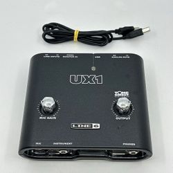 Line 6 UX1 USB Recording/Modeling Interface Digital Recording Interface Working