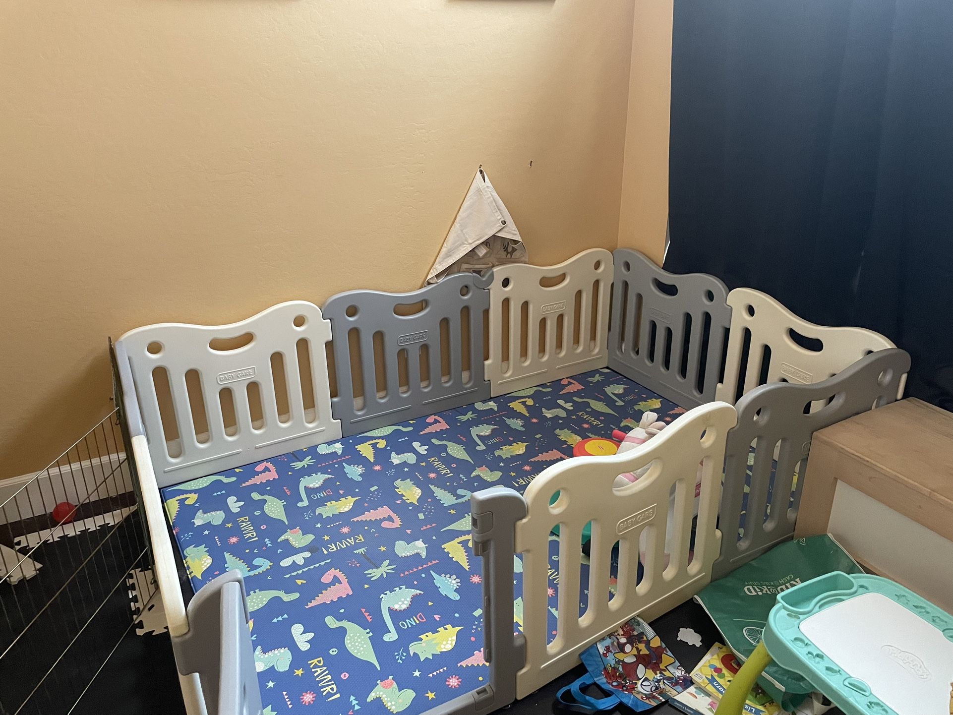 Baby Care **gate only** BABY CARE™ Funzone Baby Playpen in Grey - Main Image