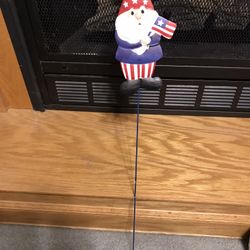 Metal Gnome Garden Stake New 